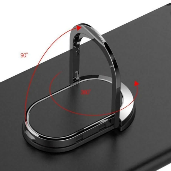 Set of 2 360°Rotation Finger Ring Holder Stand Magnetic Bracket For Mobile Phone - Picture 2 of 8